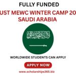 KAUST MEWC Winter Camp 2026, Saudi Arabia (Fully Funded)