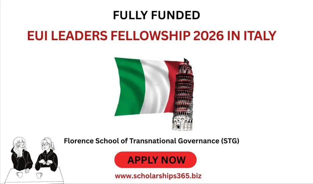 (Fully Funded) EUI Leaders Fellowship 2026 in Italy