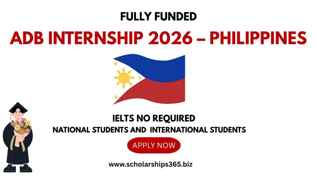 (Fully Funded) ADB Internship 2026 – Philippines