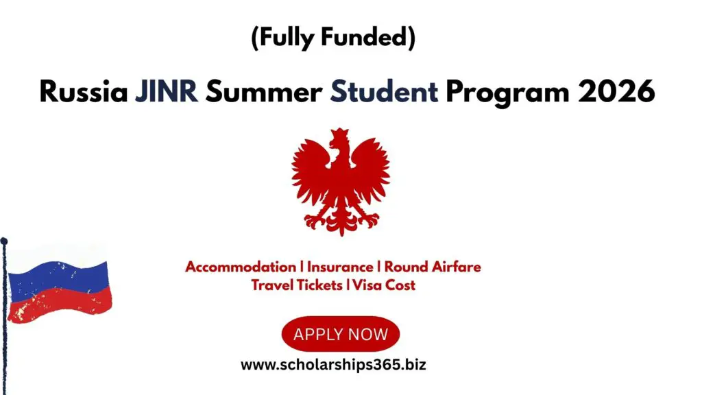 Russia JINR Summer (Fully Funded) Student Program 2026