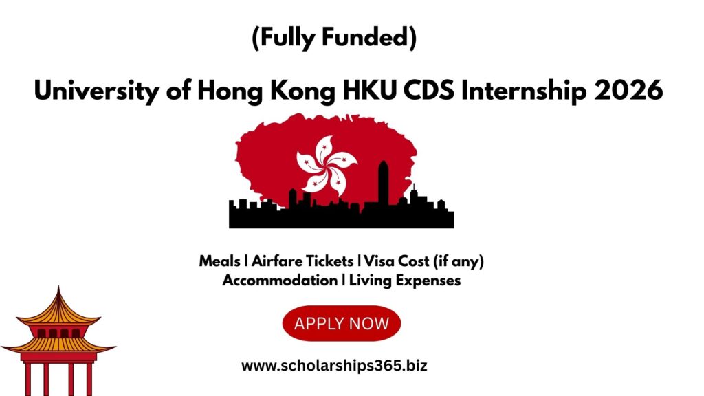 University of Hong Kong HKU CDS Fully Funded Internship 2026