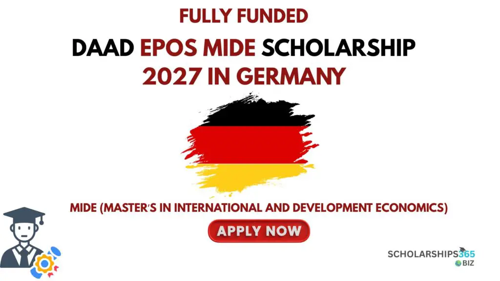 DAAD EPOS MIDE Scholarship 2027 in Germany (Fully Funded)