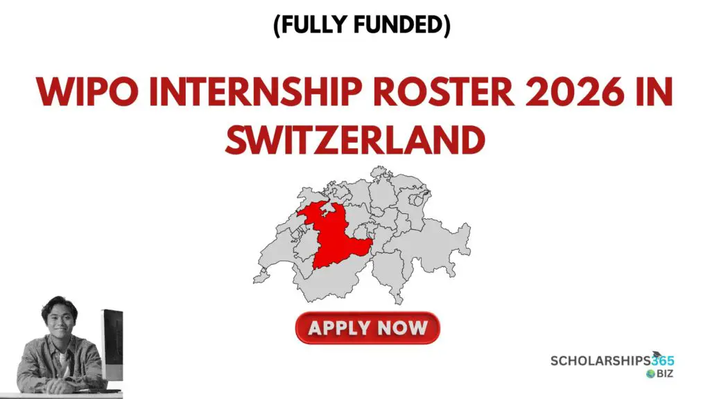 WIPO Internship Roster (Fully Funded) 2026 in Switzerland