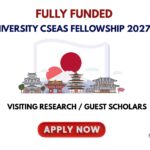 Kyoto University CSEAS Fellowship 2027 in Japan (Fully Funded)