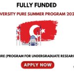 Sabancı University PURE Summer Program 2026 in Turkey (Fully Funded)
