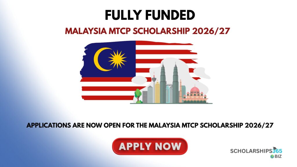 Malaysia MTCP Scholarship 2026/27 (Fully Funded)