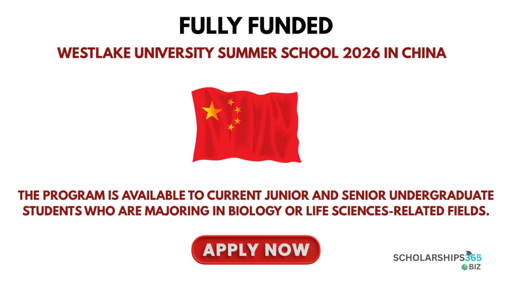 Westlake University Summer School 2026 in China (Fully Funded)