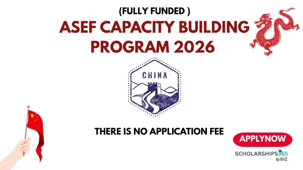 ASEF Capacity Building Program 2026 (Fully Funded in China)