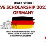 RAVE Scholarship 2027 in Germany (Fully Funded)