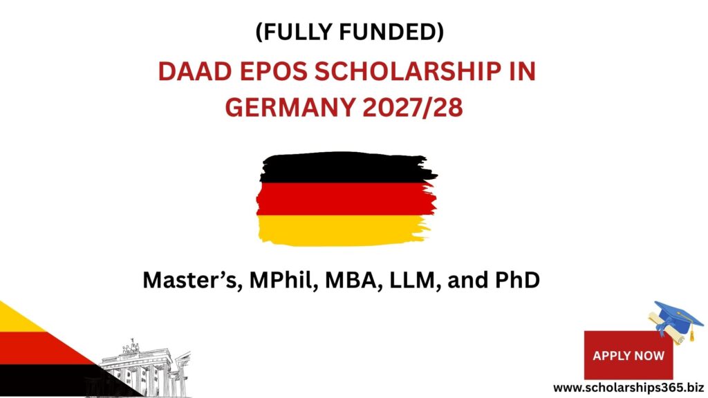 DAAD EPOS Scholarship in Germany 2027/28 (Fully Funded)