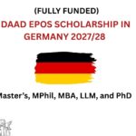 DAAD EPOS Scholarship in Germany 2027/28 (Fully Funded)