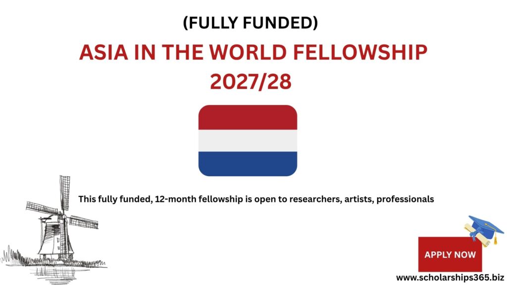 Asia in the World Fellowship 2027/28 (Fully Funded)