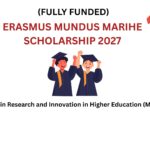 Erasmus Mundus MARIHE Scholarship (Fully Funded) 2027