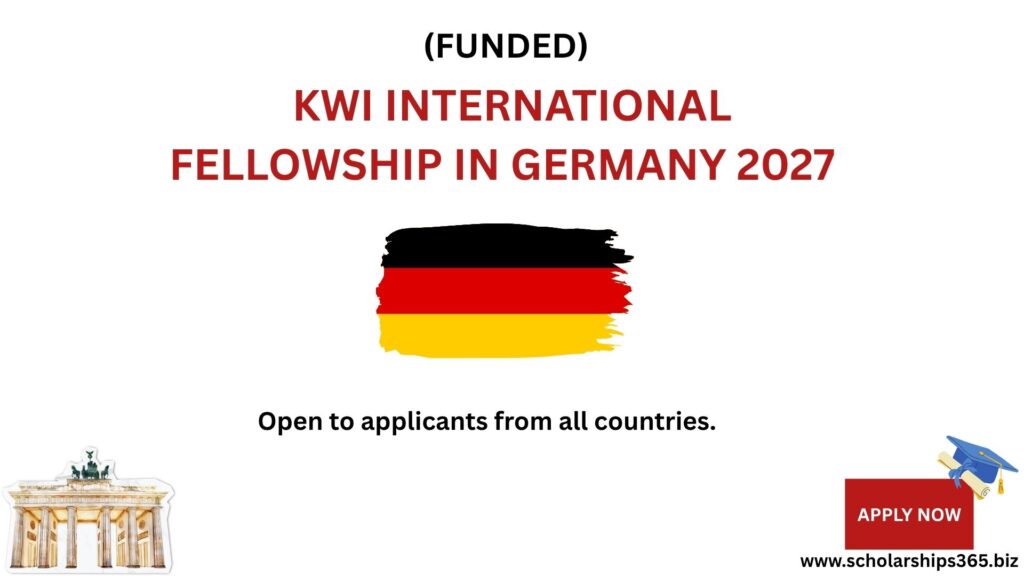 KWI International Fellowship in Germany 2027 | Funded