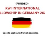 KWI International Fellowship in Germany 2027 | Funded