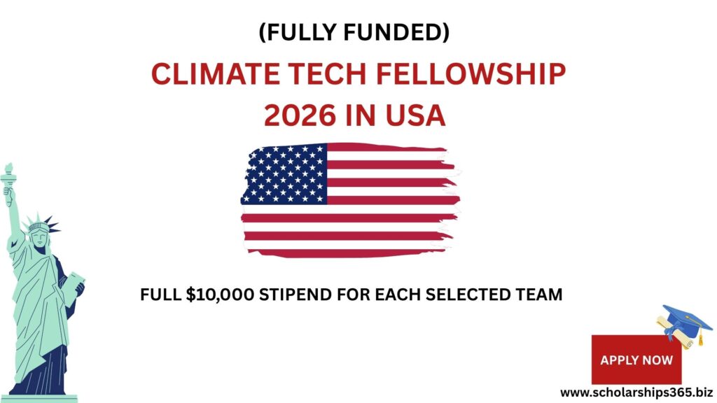 Climate Tech Fellowship 2026 in USA (Fully Funded)