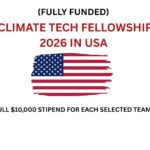 Climate Tech Fellowship 2026 in USA (Fully Funded)