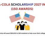 Coca-Cola Scholarship 2027 in USA (150 Awards)