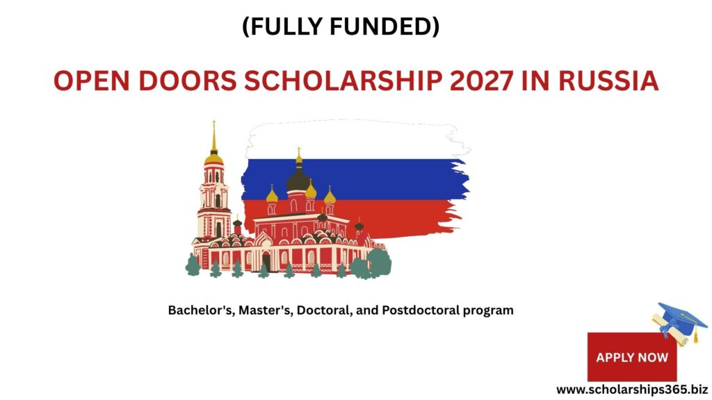 Open Doors Scholarship 2027 in Russia (Fully Funded)