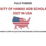 University of Hawaii ADB Scholarship 2027 in USA (Fully Funded)